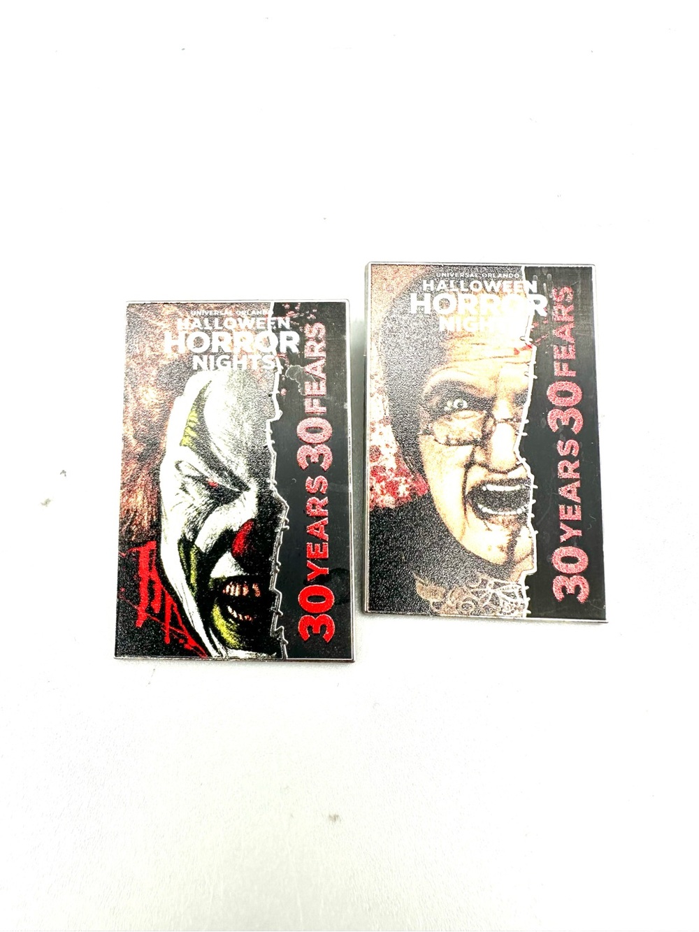 Universal Studios Halloween Horror Nights 30 Years 30 Fears Limited Release Pins